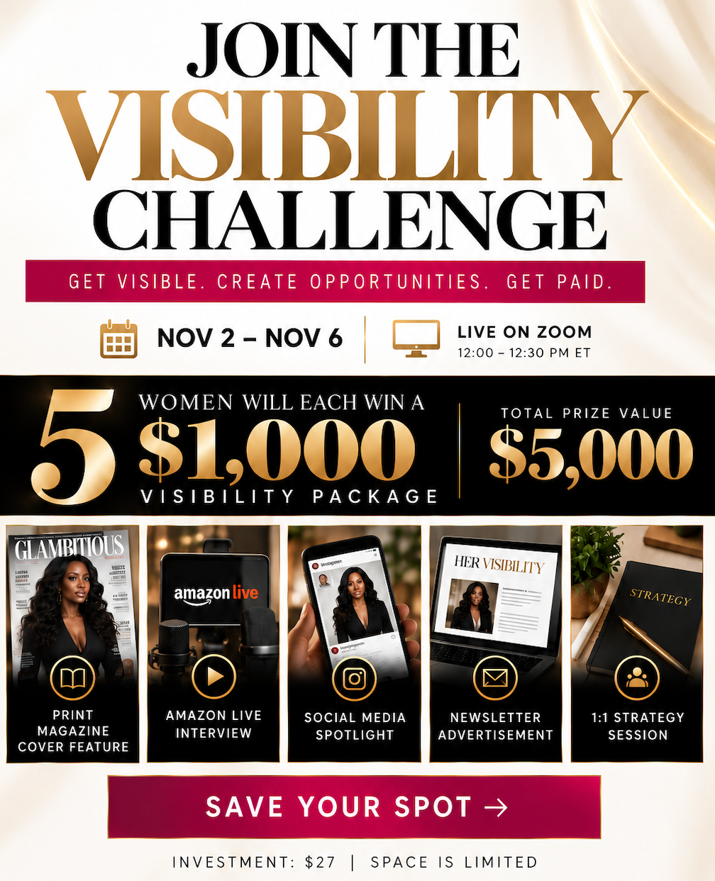 $1,000 VISIBILITY CHALLENGE