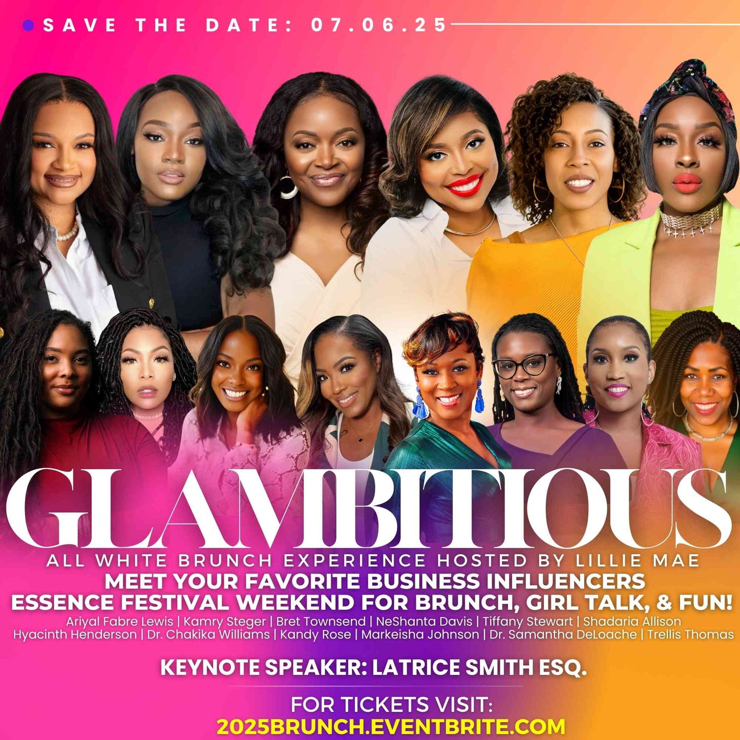 2025 Glambitious New Orleans Brunch Sponsorship