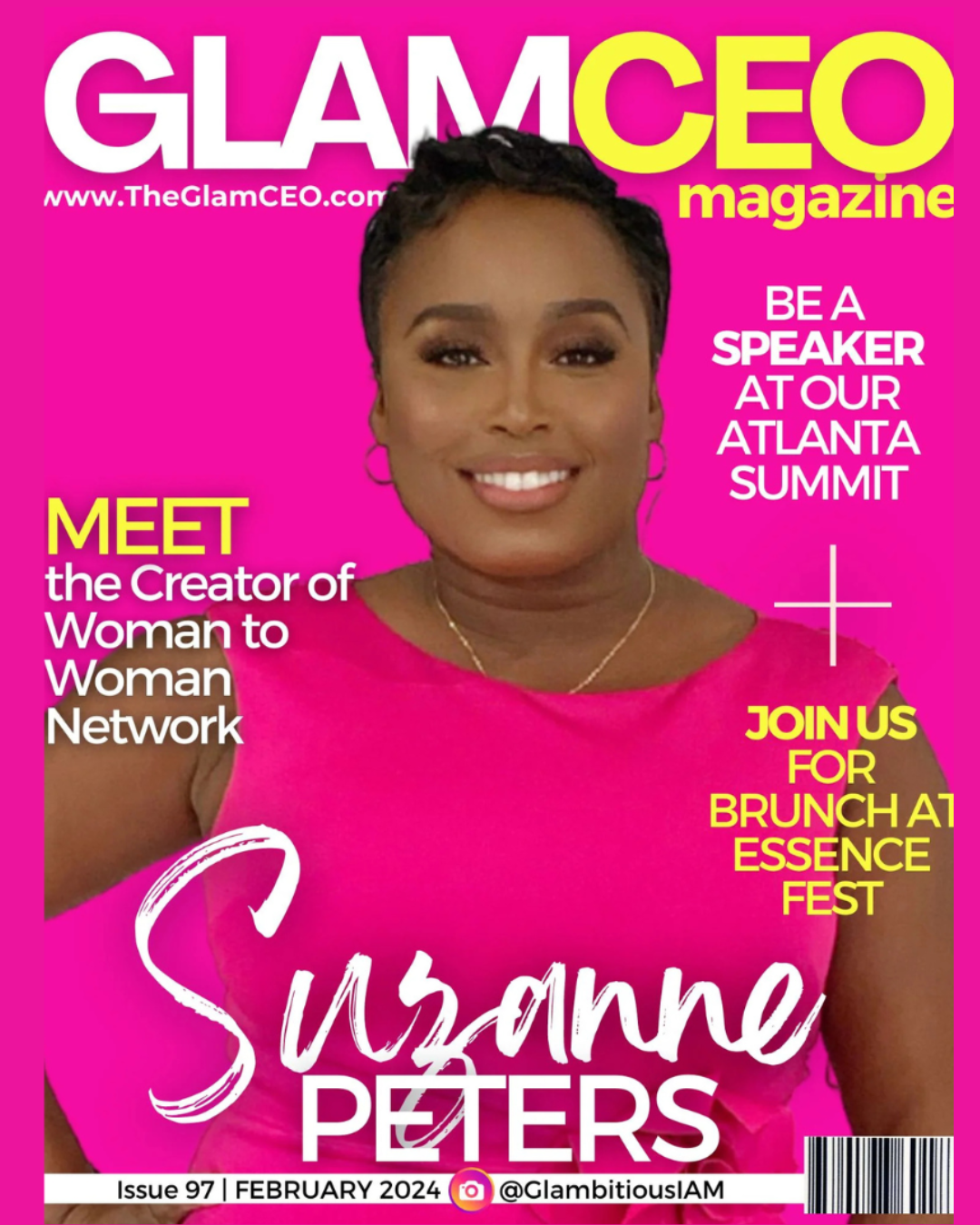 Glam CEO Online Cover Design