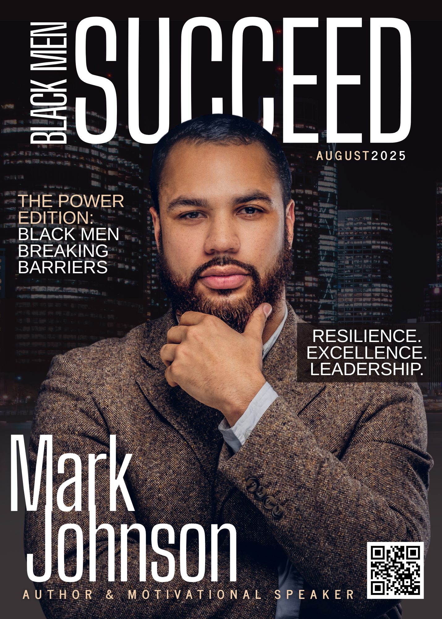 Black Men Succeed | Digital Magazine Cover Design