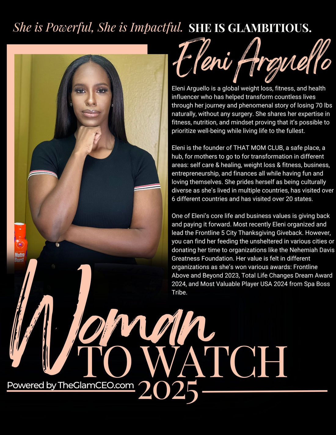 Eleni Arguello is a 2025 Woman to Watch!