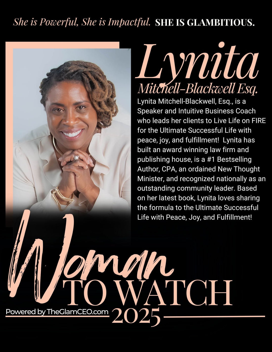 Lynita Mitchell-Blackwell is a 2025 Woman to Watch!