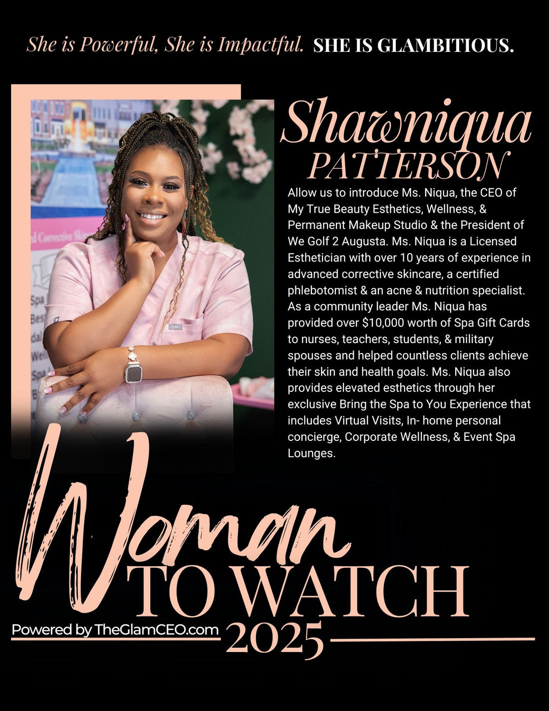 Shawniqua Patterson is a 2025 Woman to Watch!