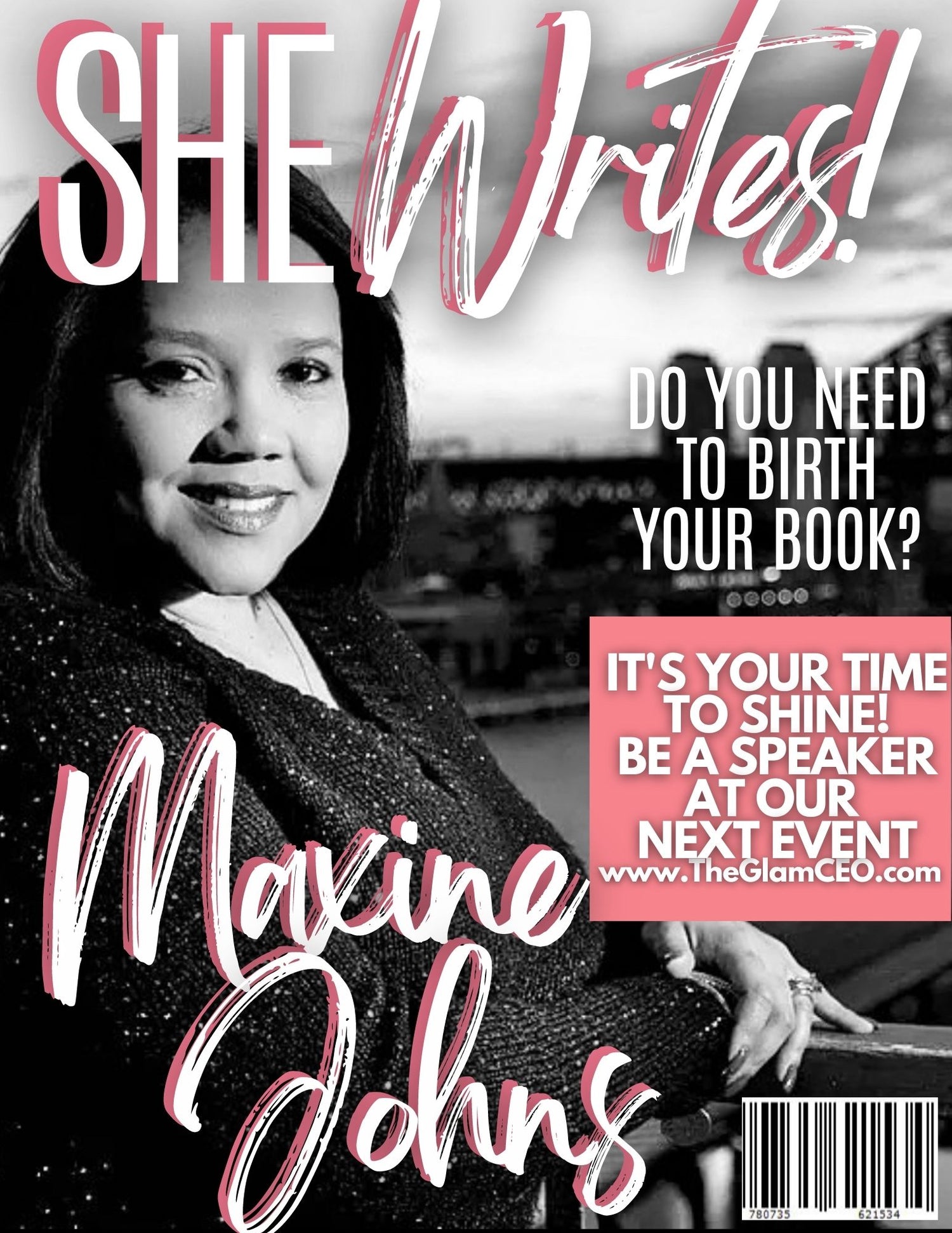 She Writes! Maxine Johns – GLAMBITIOUS®️