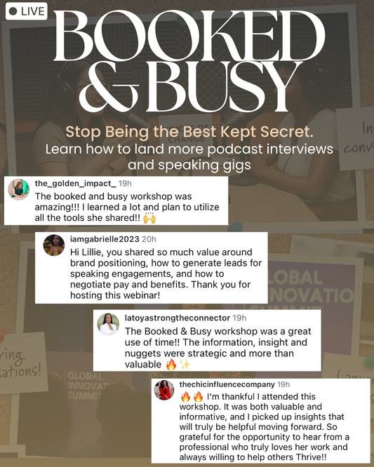 Booked & Busy: How to Land More Podcast and Speaking Gigs