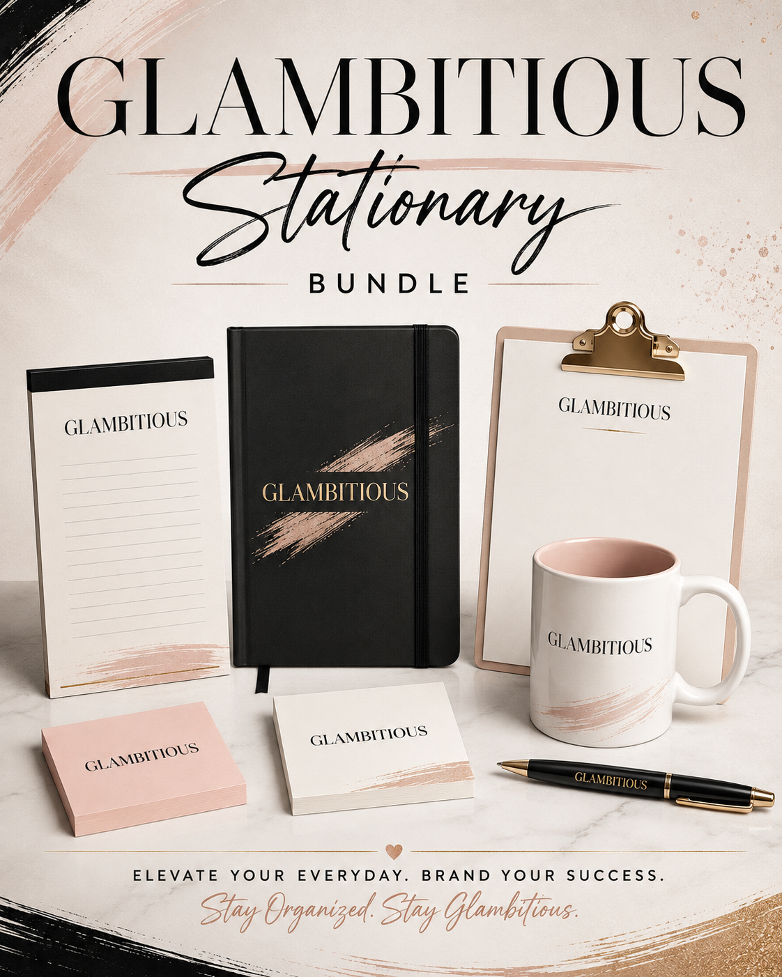 Glambitious® CEO Stationary Bundle