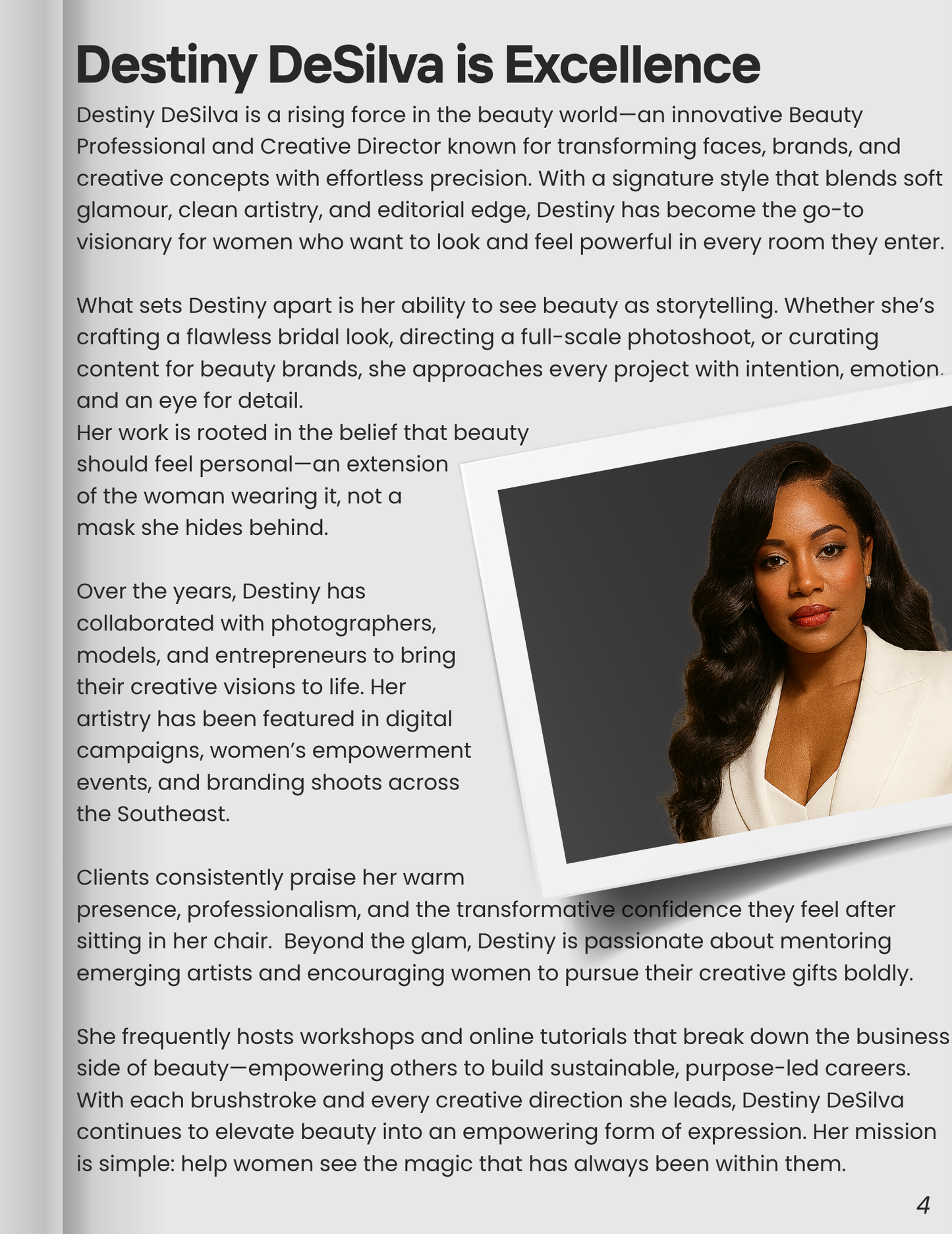 "She Is Excellence" Digital Cover