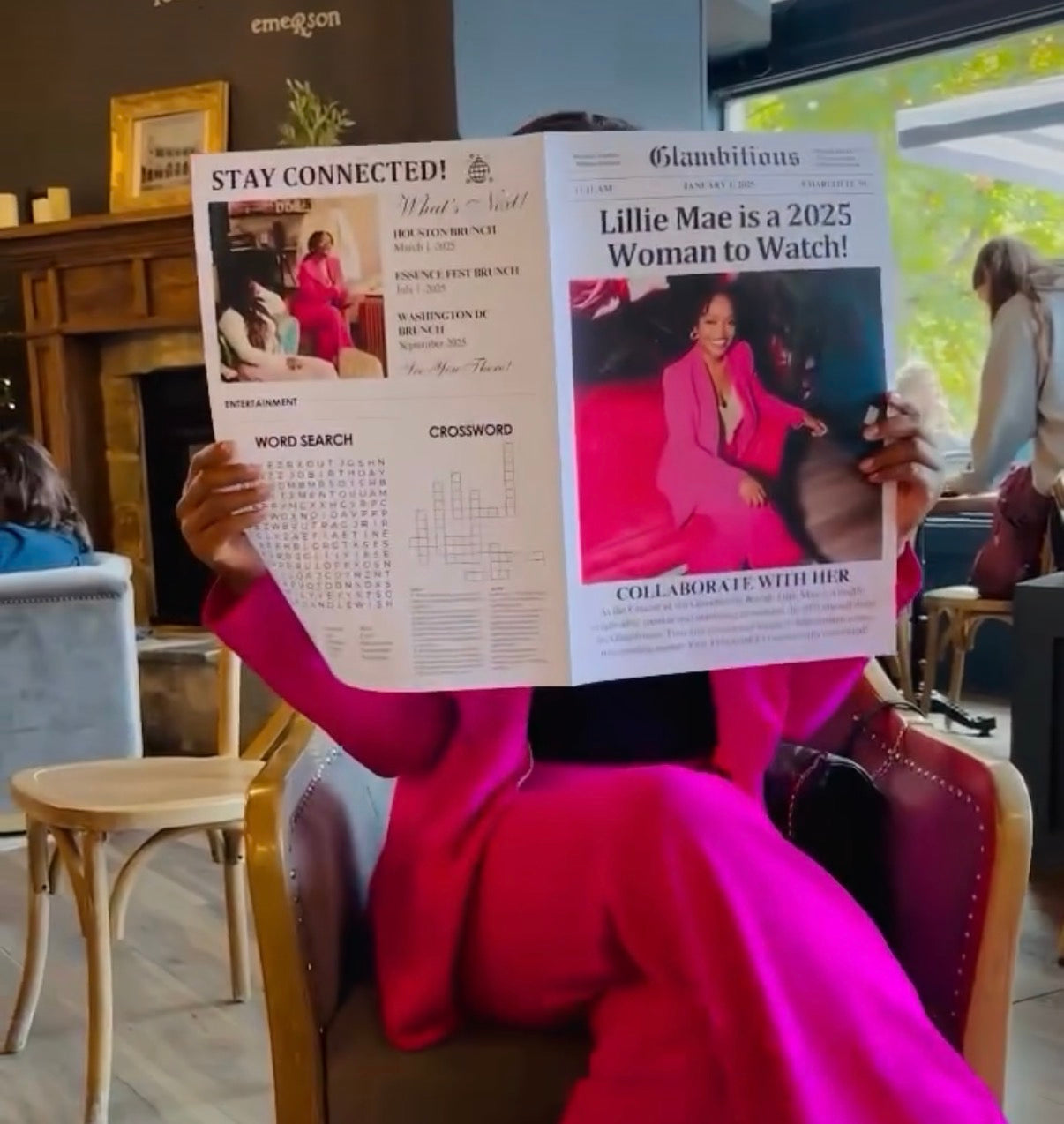 Woman to Watch - Printed Newsletter
